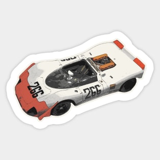 1969 Porsche 908-2 Sticker